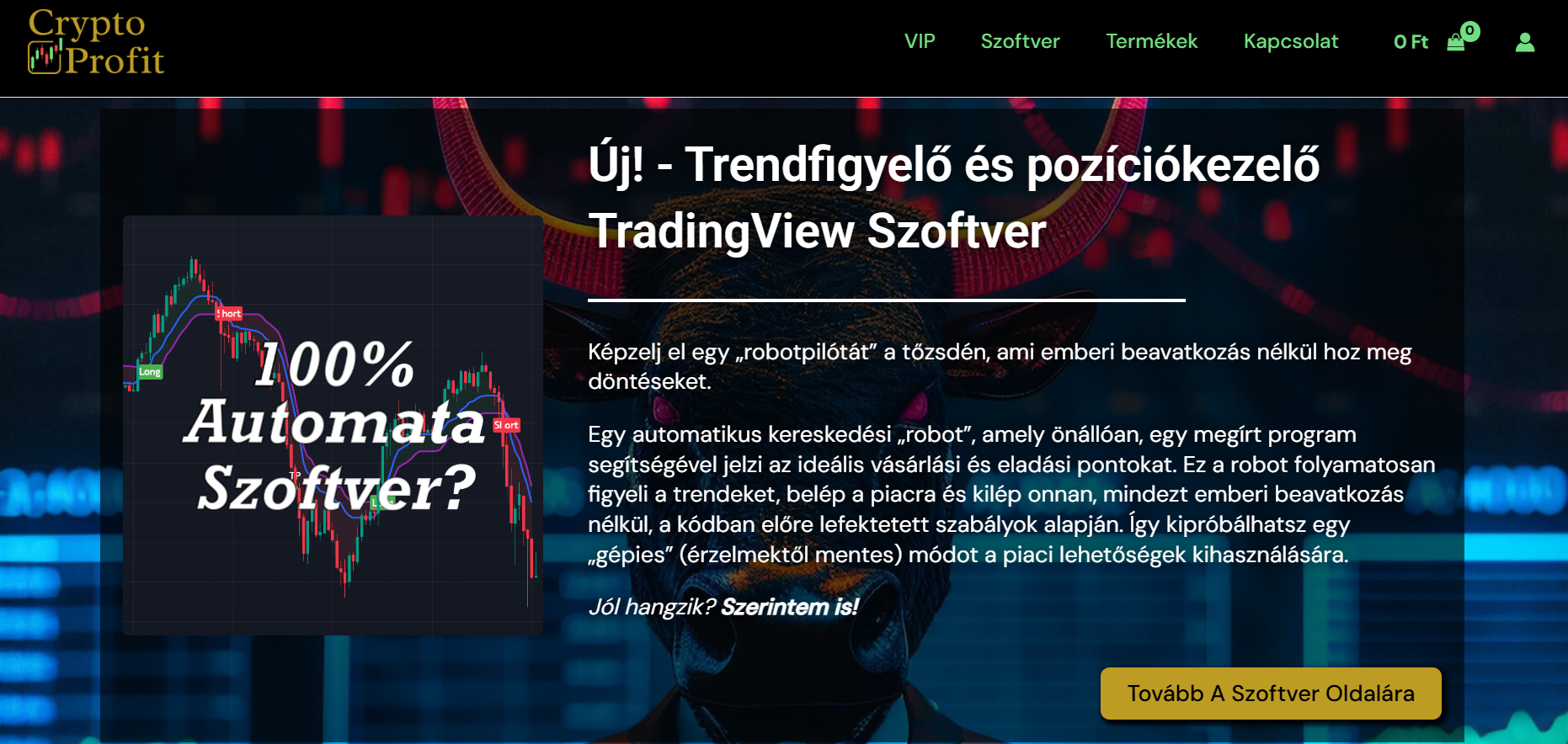Crypto Profit platform – DeluxeWeb referencia